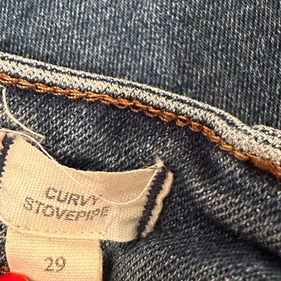 Madewell Curvy Stovepipe Jeans Size 29 - Picture 6 of 7